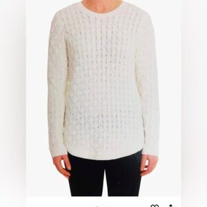 Jeanne Pierre Cream Sweater Size XL